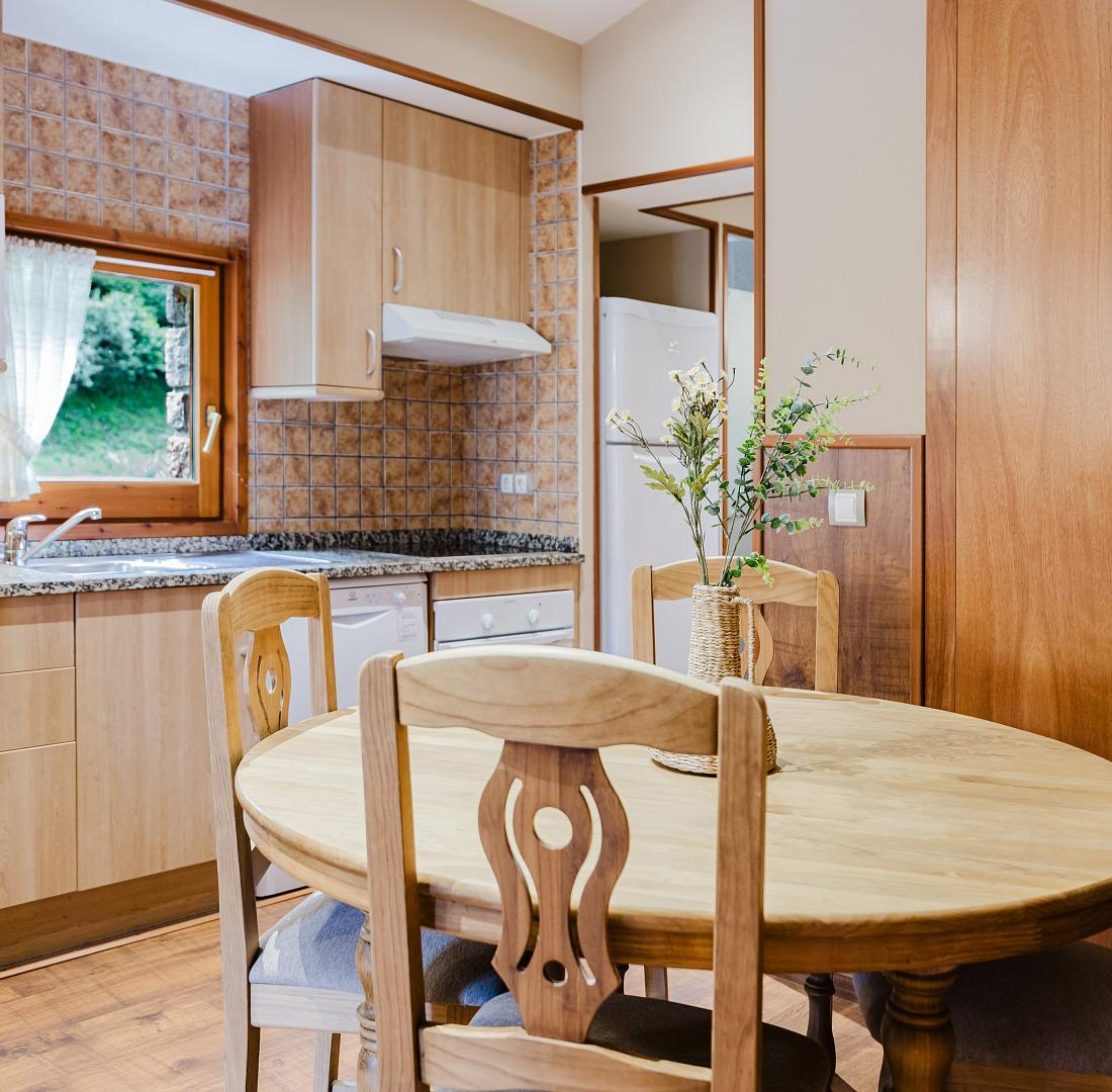 Apartament rústic vistes jardí