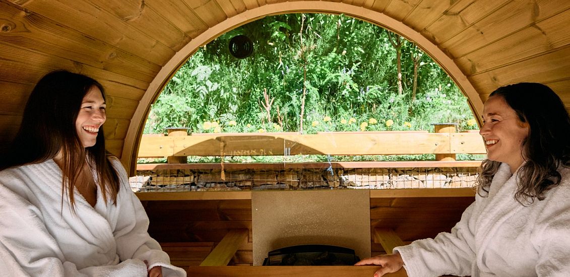 Sauna exterior (acceso con reserva y servicio de pago)