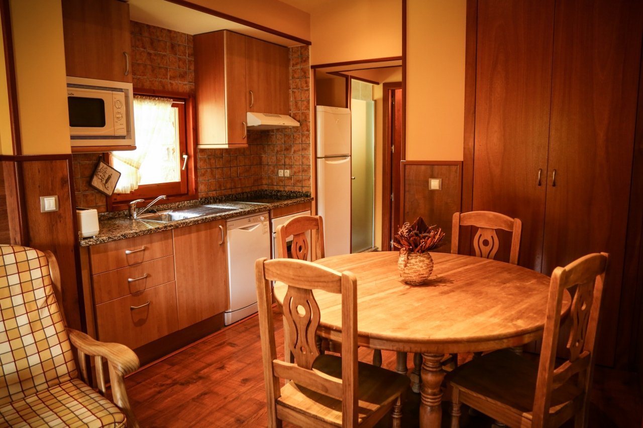 Apartament rústic vistes jardí